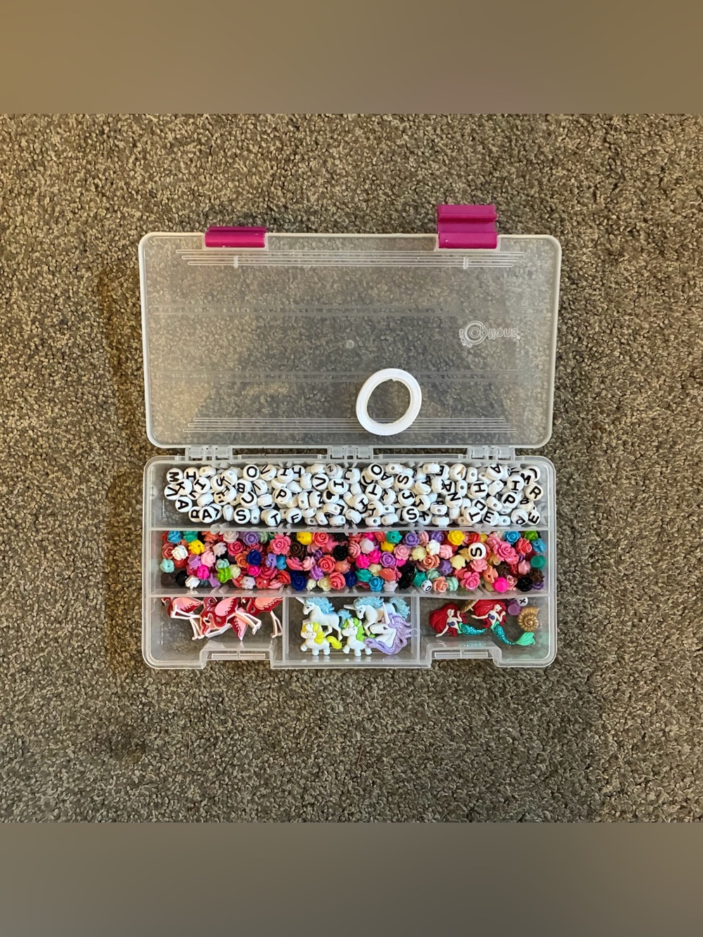 Assorted Boxes of Clean Necklace and Bracelet Charms. $6
